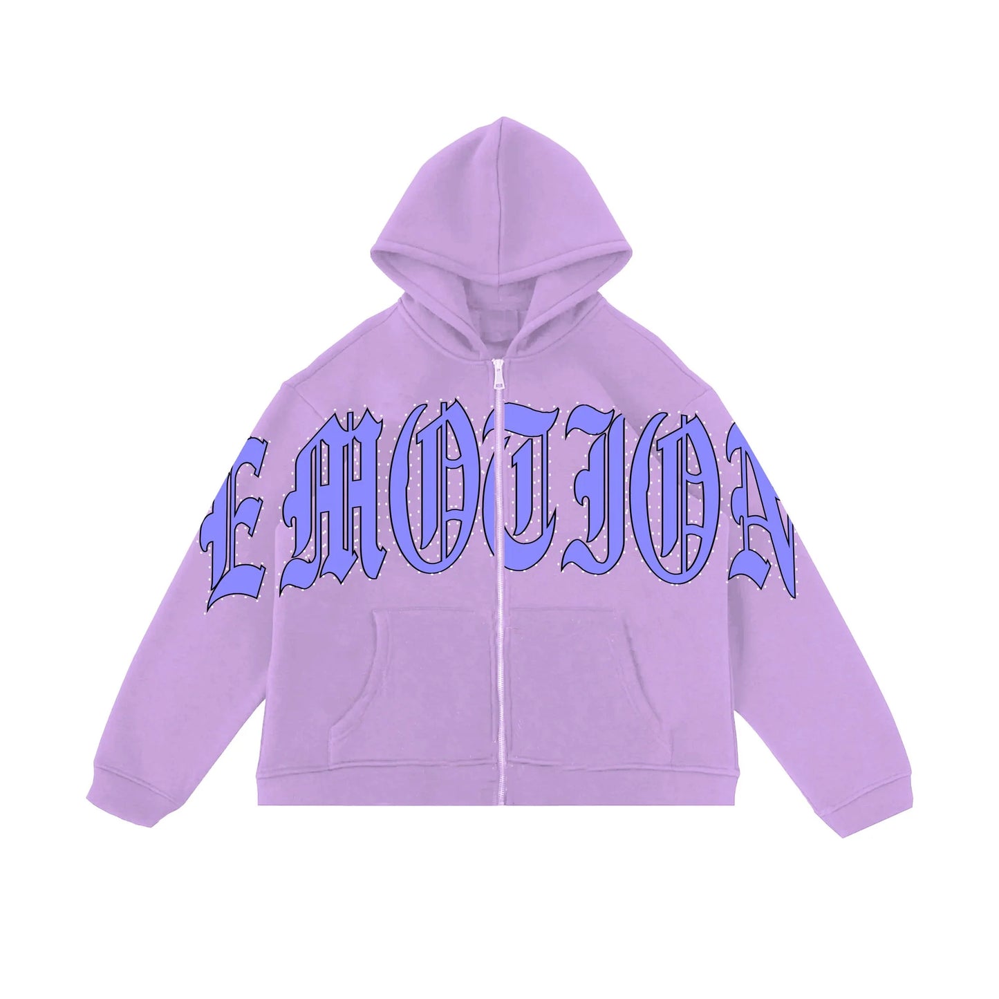 Mixed Emotion Logo Signature Purple Hoodie
