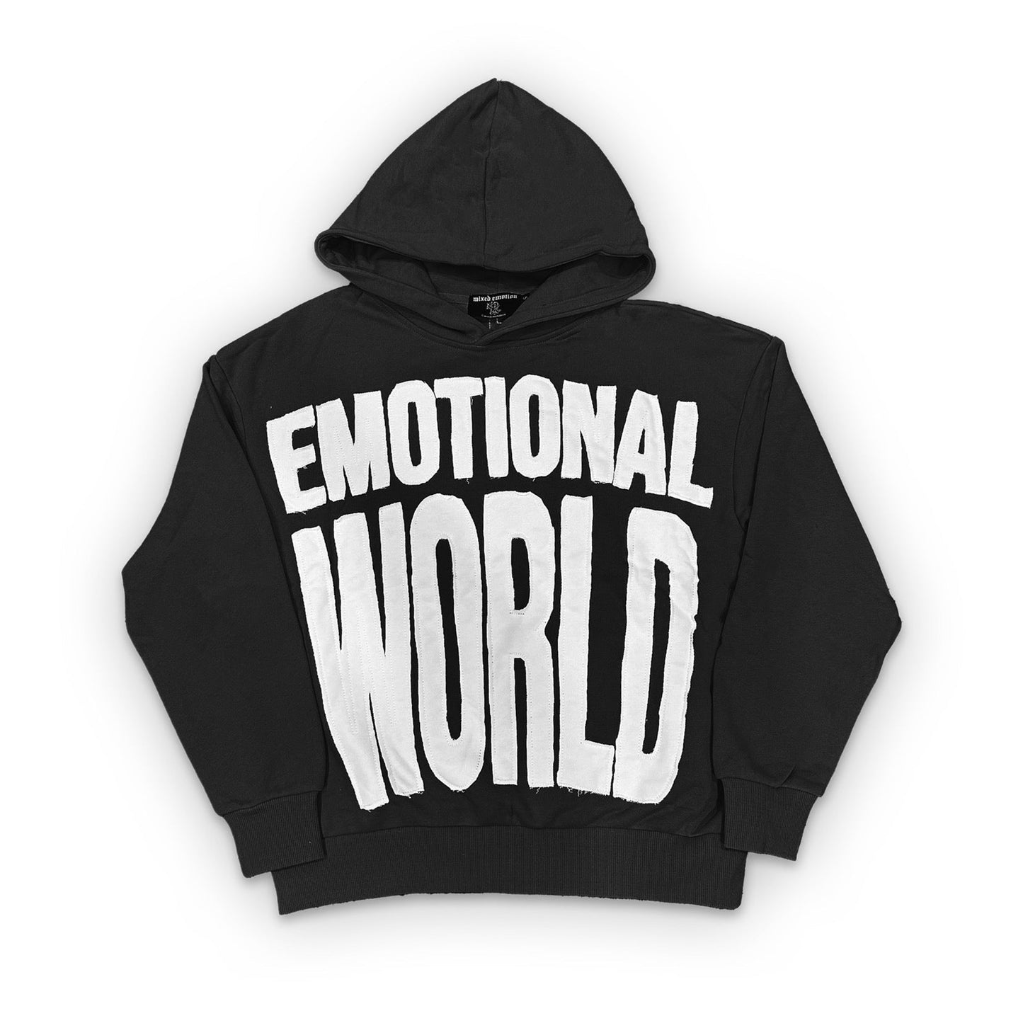 Mixed Emotion World Logo Black Hoodie