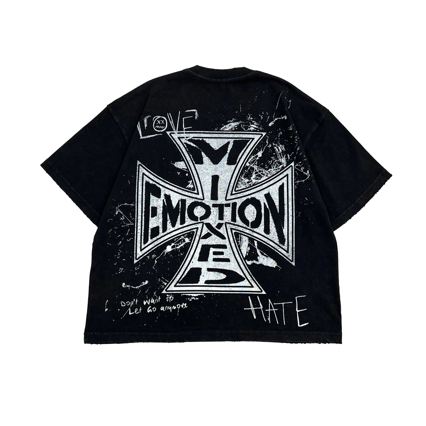 Mixed Emotion Chaos Black Shirt