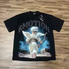 Mixed Emotion Brand Y2K Hot Diamond Shirt