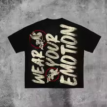 Mixed Emotion Brand Y2K Black Shirt