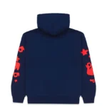 Sp5der Navy Beluga Hoodie