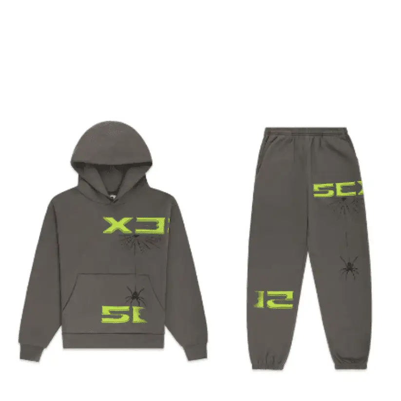 Sp5der Dark Grey 5ex Tracksuit