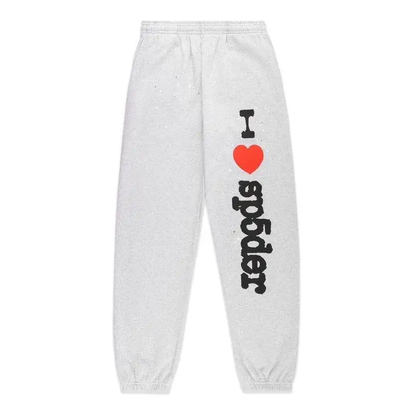 Grey Sp5der Sweatpants