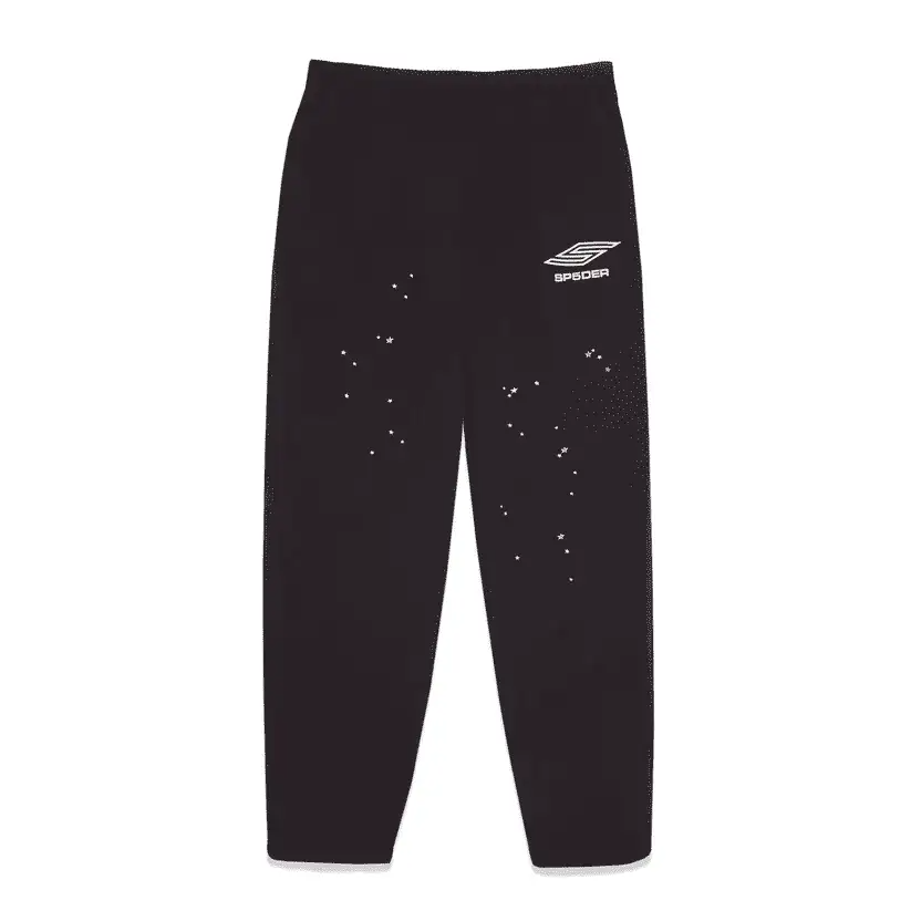 Sp5der Black Pro Wind Sweatpant