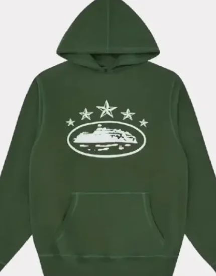 Corteiz – Sweat à capuche 5 Starz Alcatraz – Vert
