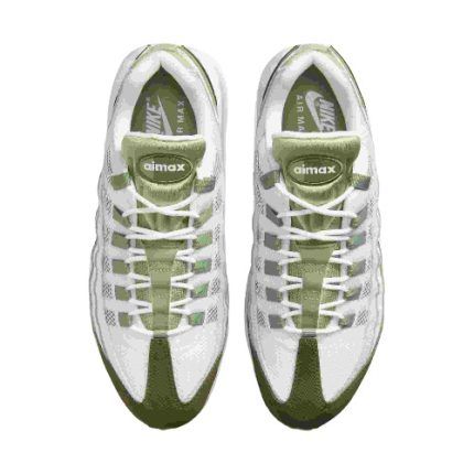 Corteiz x Nike Air Max 95 Blanc Vert Olive