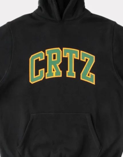 Sweat à capuche Corteiz Dropout Noir