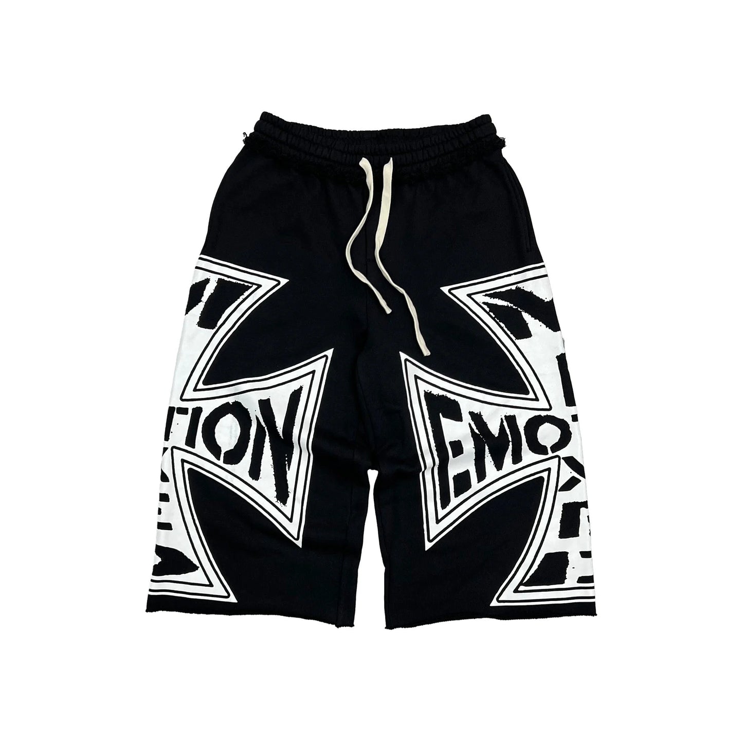 Mixed Emotion Brand Classic Black  Shorts