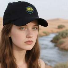 Unisex Mixed Emotion Relax Cap Breathable Lightweight Polyester Fall Season Cap