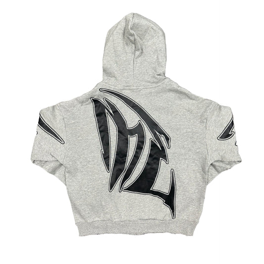 Mixed Emotion Faded Grey Hoodie