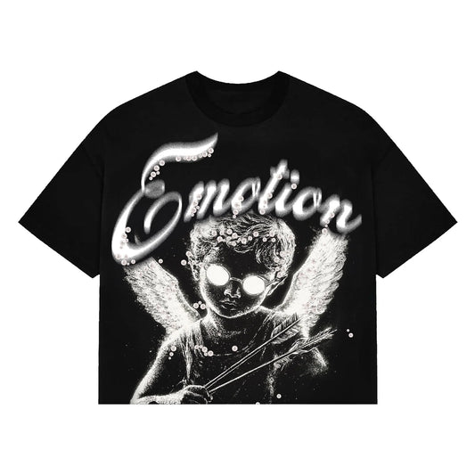 Mixed Emotion black sleeveless Shirt