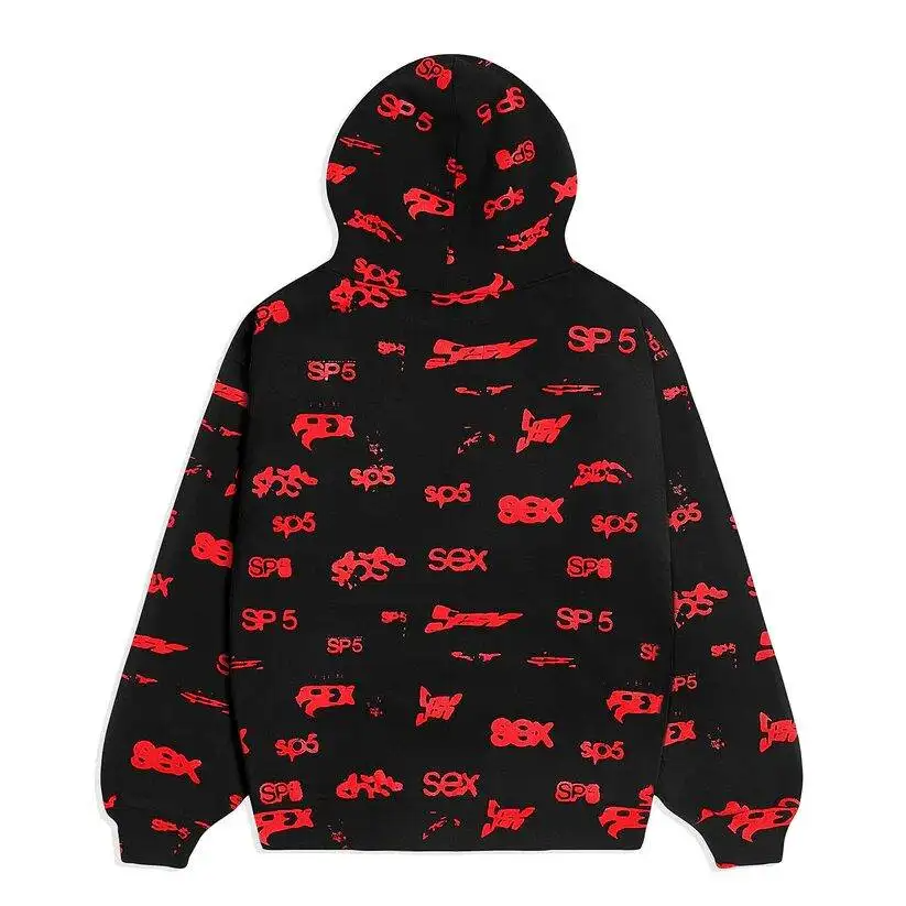 Black Sex Aop Hoodie