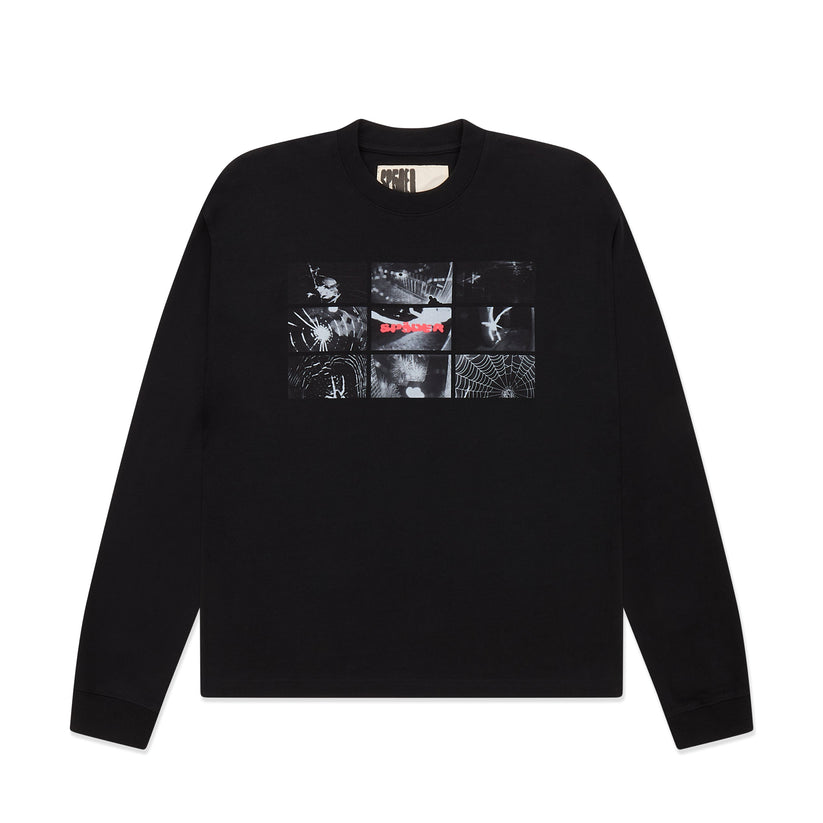Black Web Monitor LS HW Sweatshirt