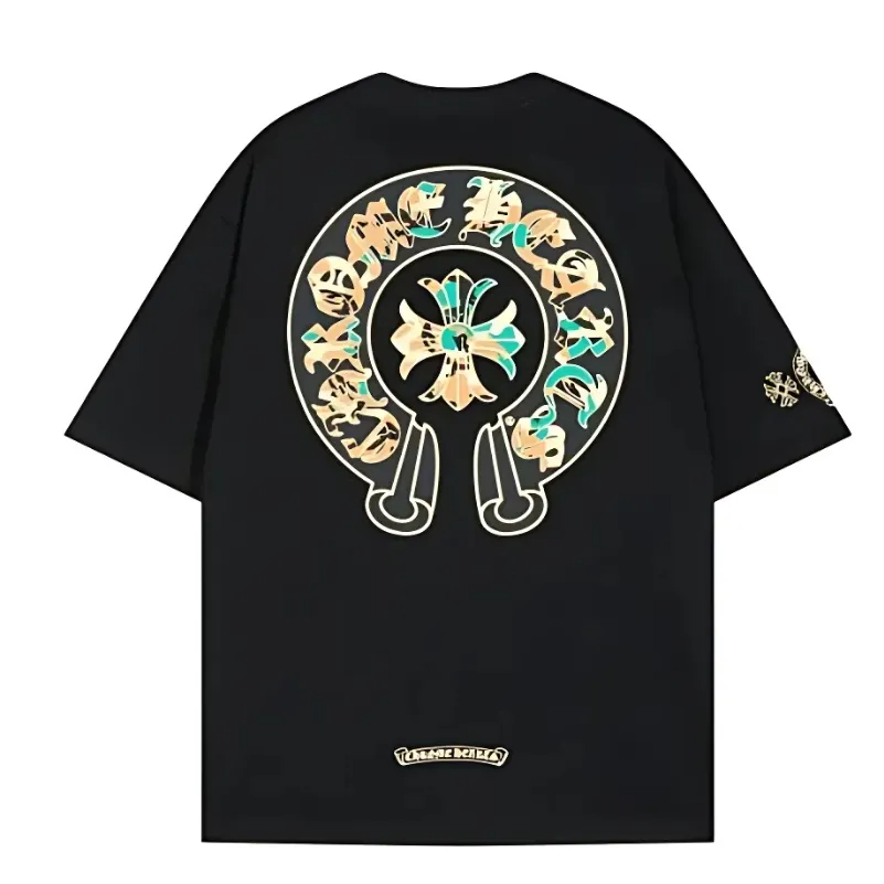Camouflage Cemetery  Cross Pocket Tee
