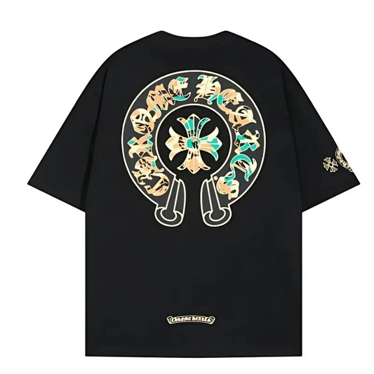Camouflage Cemetery  Cross Pocket Tee