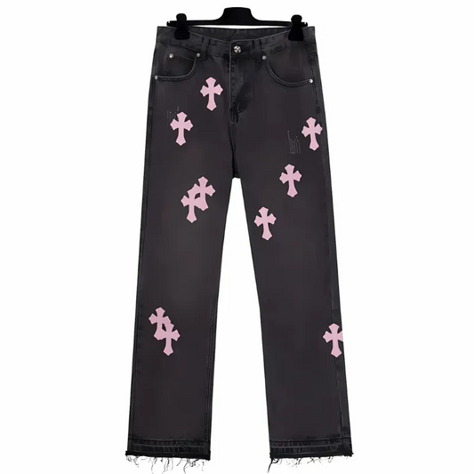 Pink Cross Jeans Black