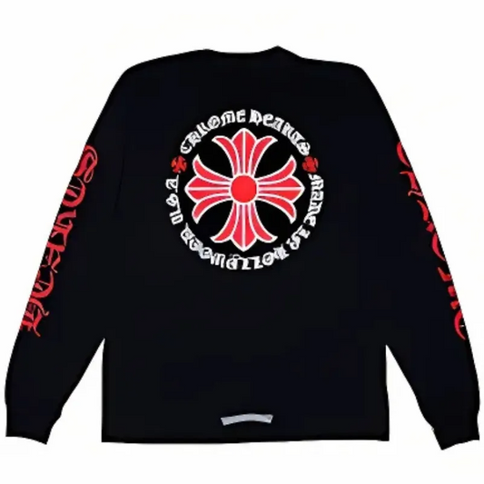 Plus Cross Made In Hollywood Black Sweatshirt