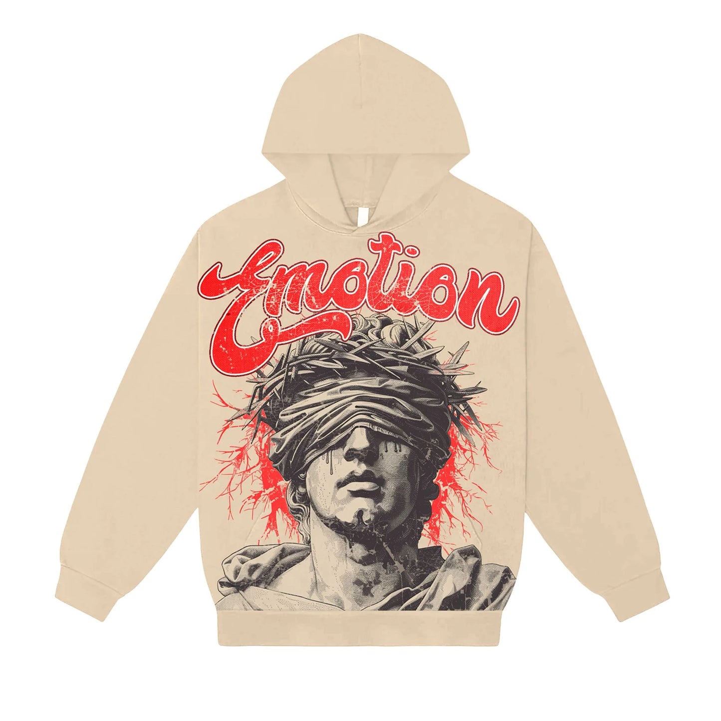Mixed Emotion Brand Creamy Hoodie