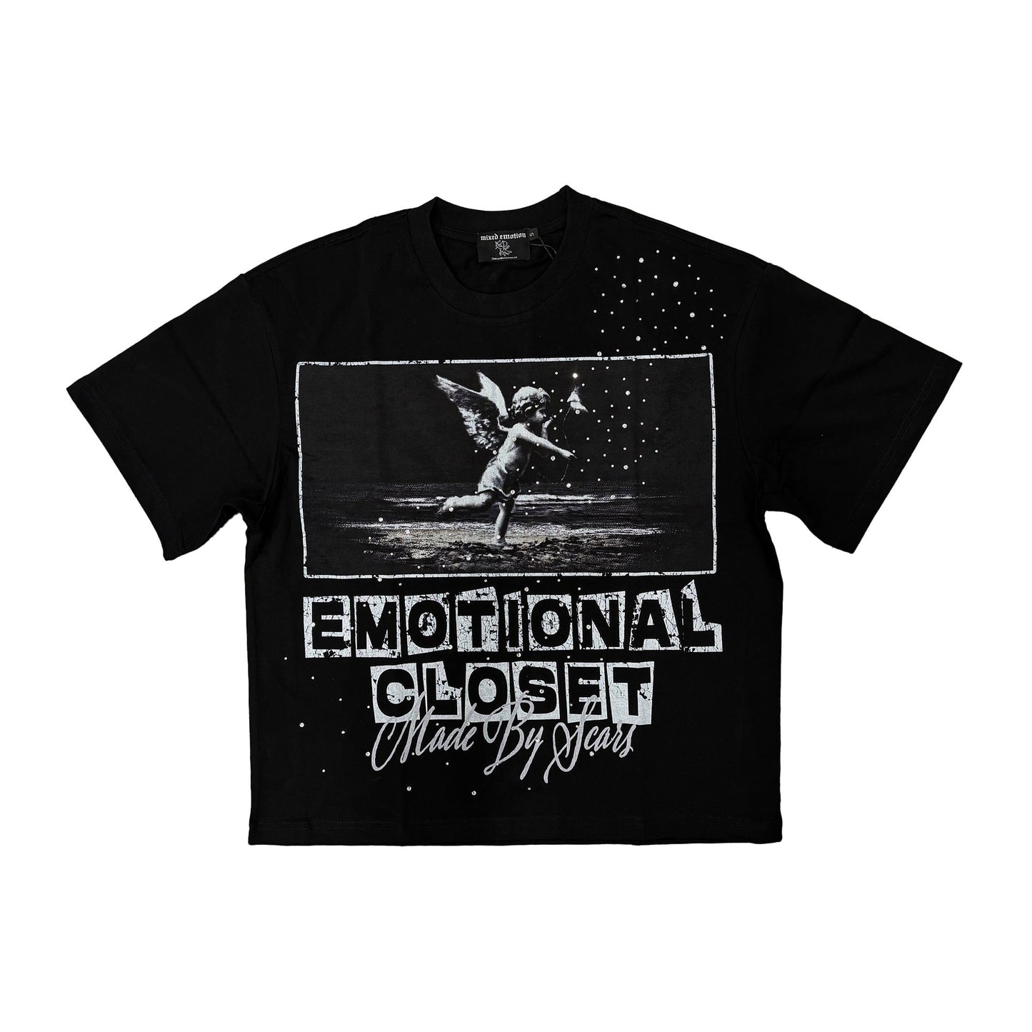 Mixed Emotion Scar Black Shirt