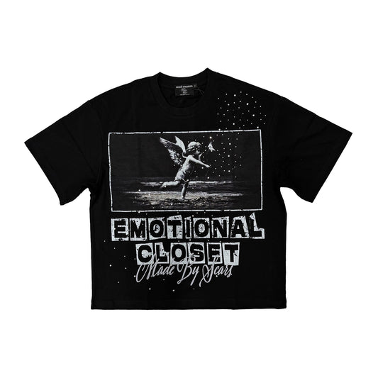 Mixed Emotion Scar Black Shirt