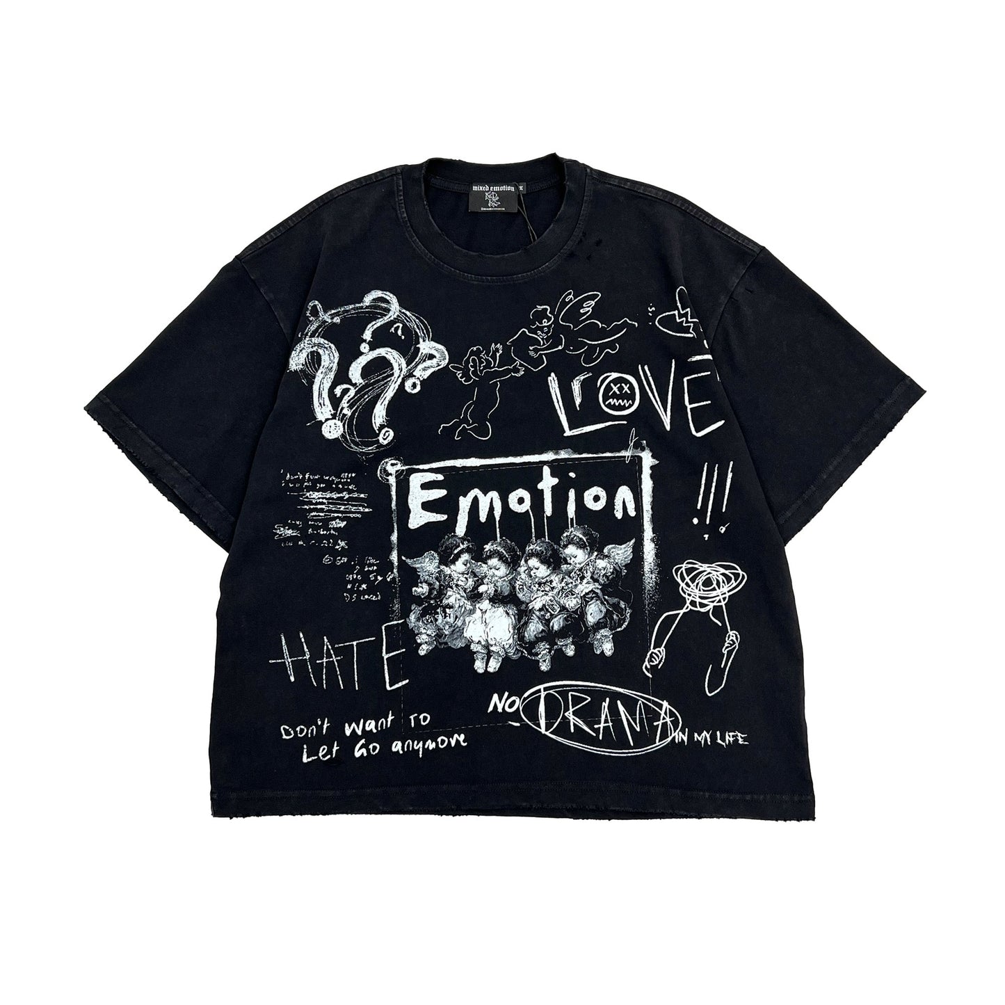 Mixed Emotion Chaos Black Shirt