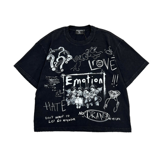 Mixed Emotion Chaos Black Shirt