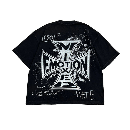 Mixed Emotion Chaos Black Shirt
