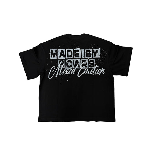 Mixed Emotion Scar Black Shirt