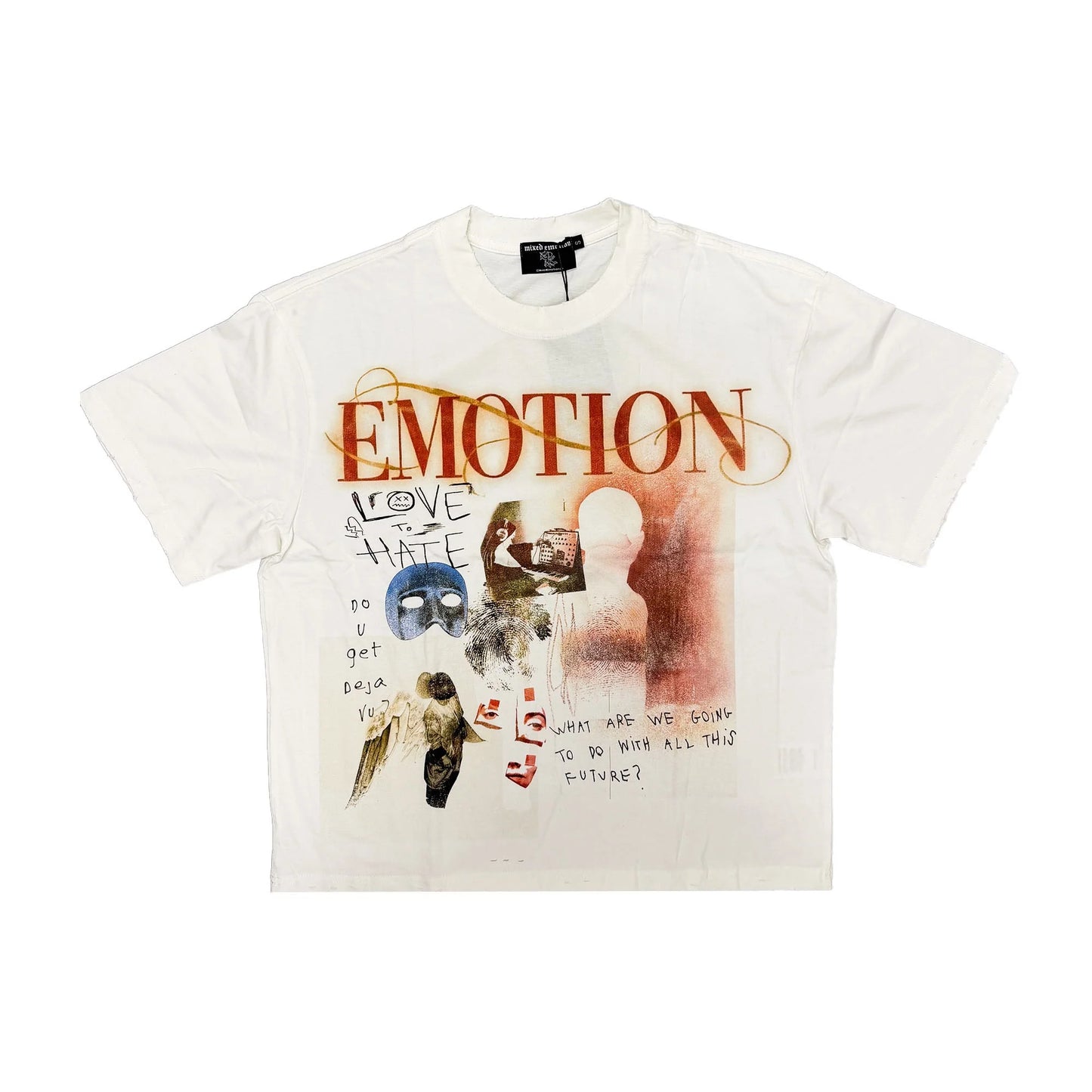 Mixed Emotion Brand Deja Vu white Shirt
