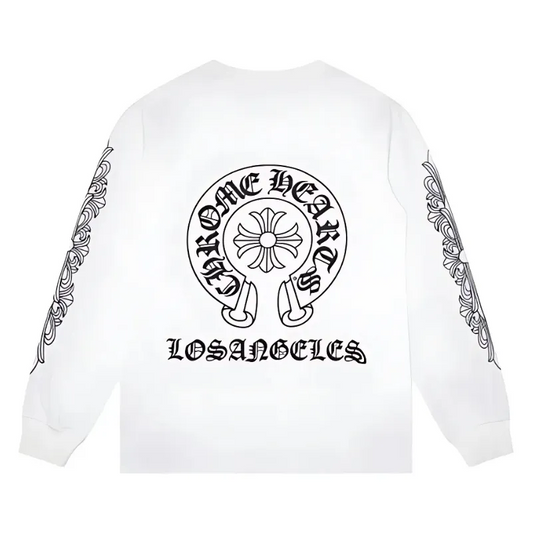 Long Sleeve  White T Shirt