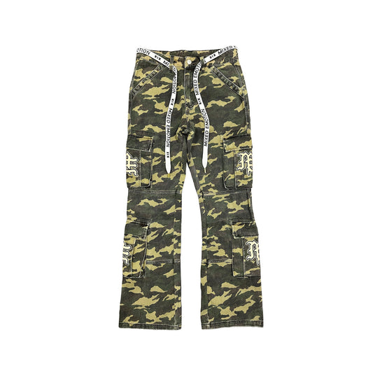 Mixed Emotion Brand Camo ME Sweatpants