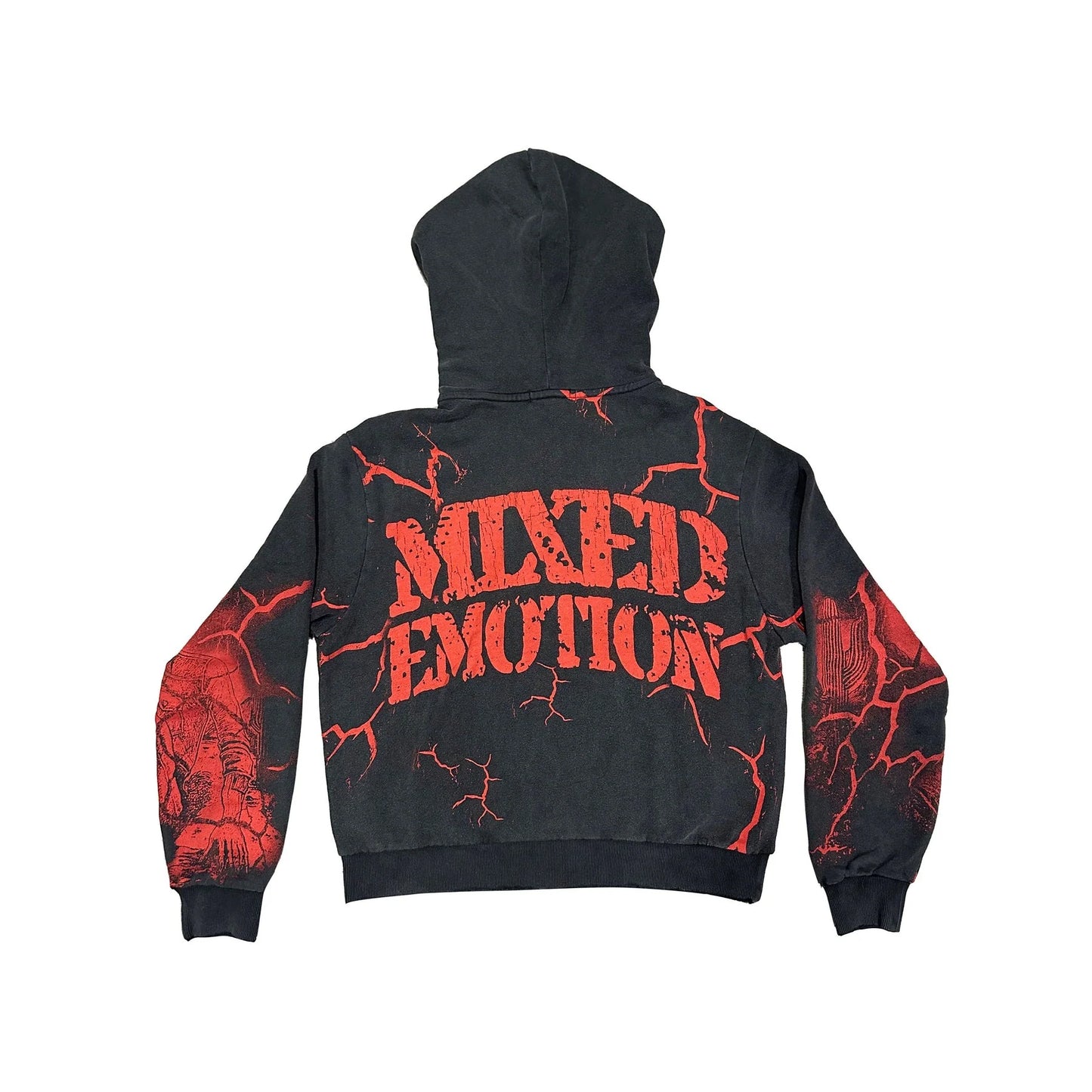 Mixed Emotion Brand skeleton  red Hoodie