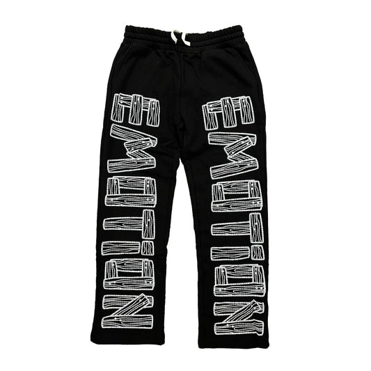 Mixed Emotion Brand Black Sweatpants