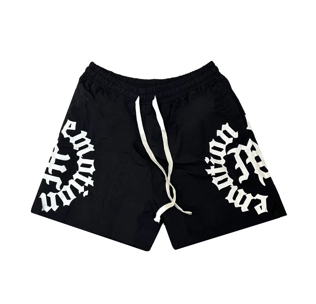 Mixed Emotion Brand Black Shorts