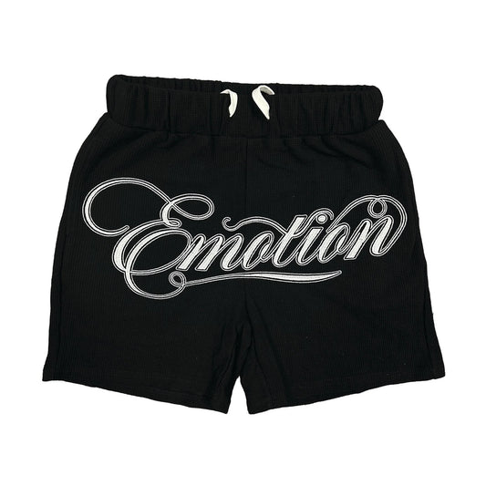 Mixed Emotional Brand Black Signature Shorts