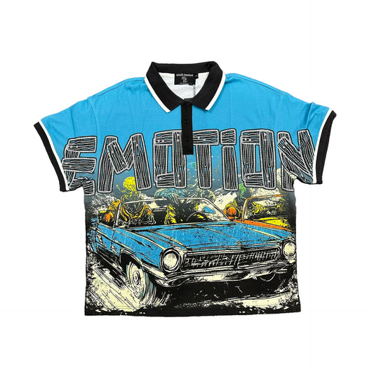 Mixed Emotion Brand Road Rage blue Shirt