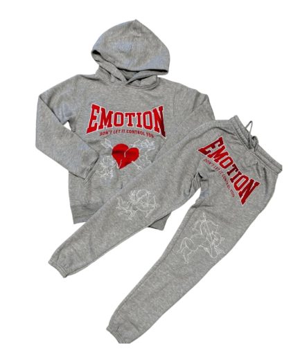 Mixed Emotion Brand Grey Cupid Tracksuit