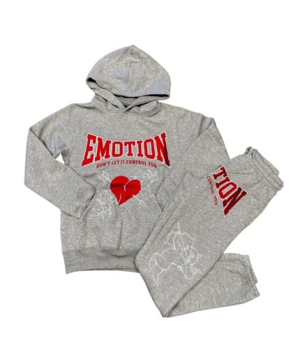 Mixed Emotion Brand Grey Cupid Tracksuit