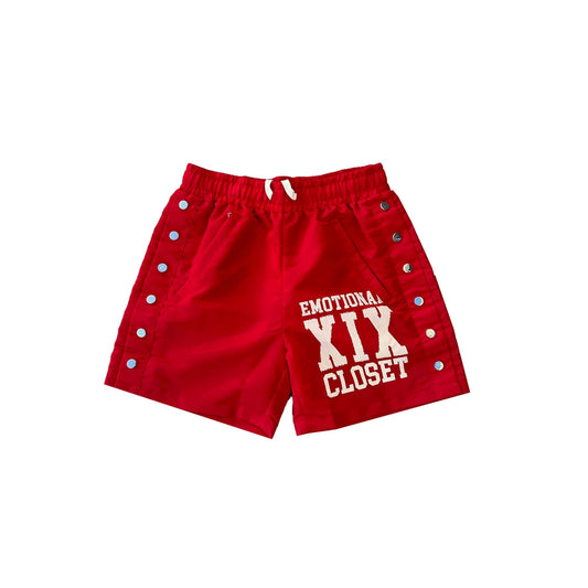 Mixed Emotion Brand Backyard Red Shorts