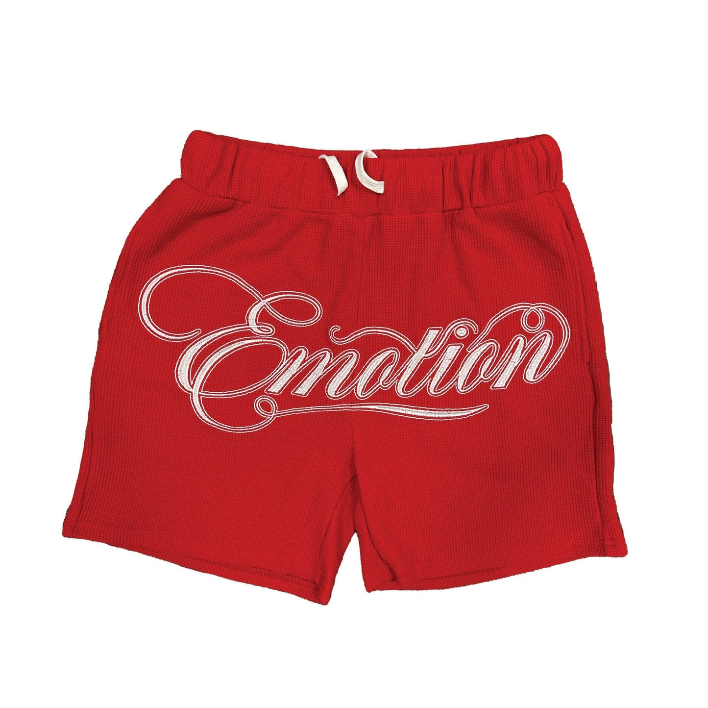 Mixed Emotion Brand Signature Red Shorts