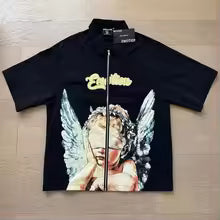 Mixed Emotion Brand Angel Zipper Shirt