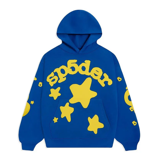 Sp5der Blue Beluga Hoodie