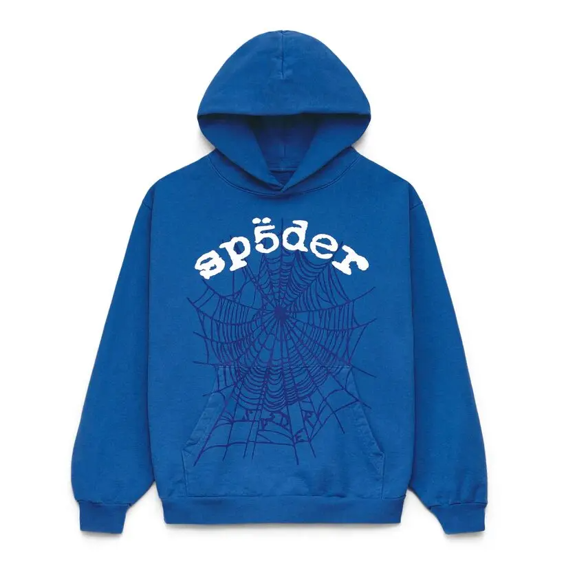 Sp5der Blue OG Web Hoodie