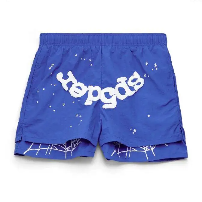 Sp5der Blue Web Double Layer Short
