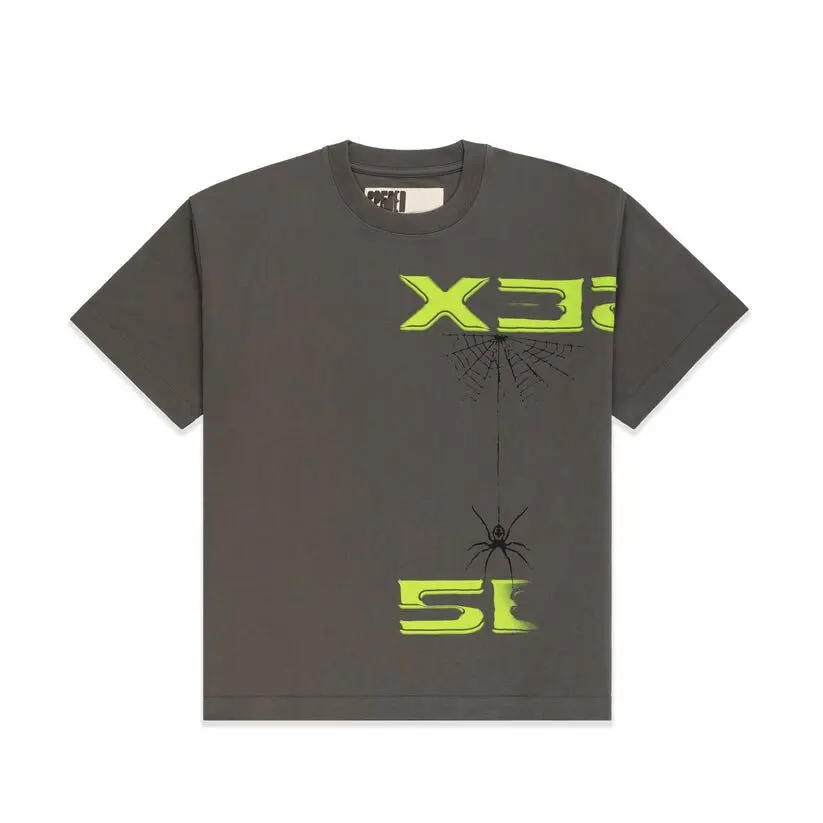 Sp5der Dark Grey 5ex Hw Tee