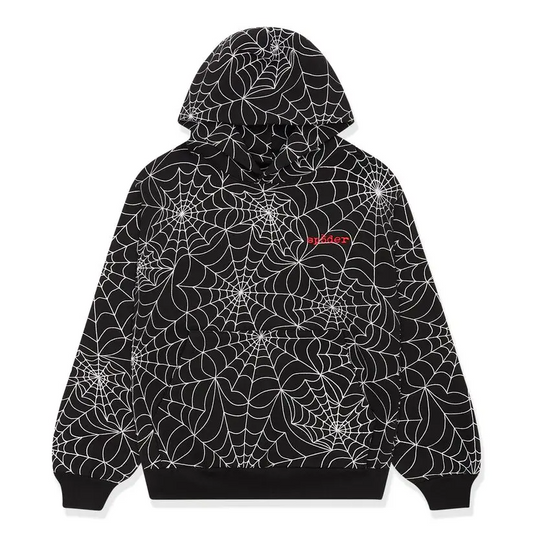Sp5der Embroidered Aop Hoodie