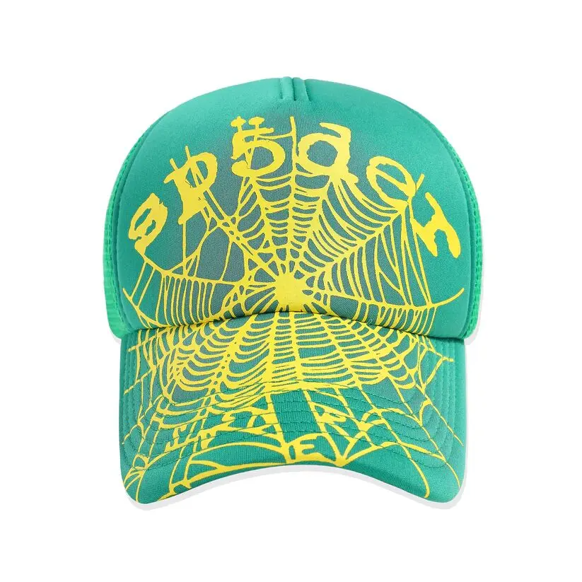 Sp5der Green Web Trucker Hat