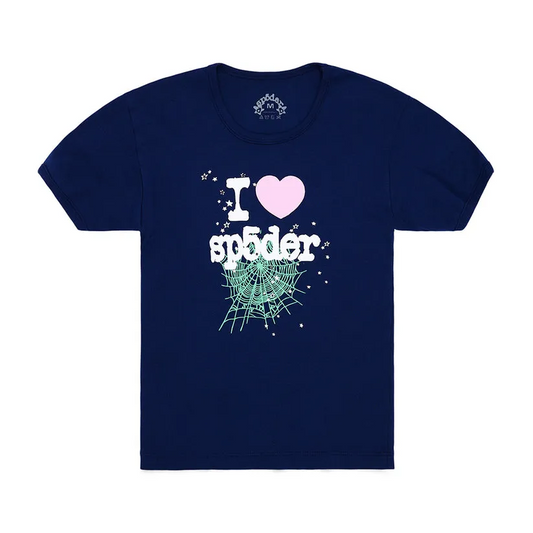 Sp5der Navy Souvenir Baby TEE