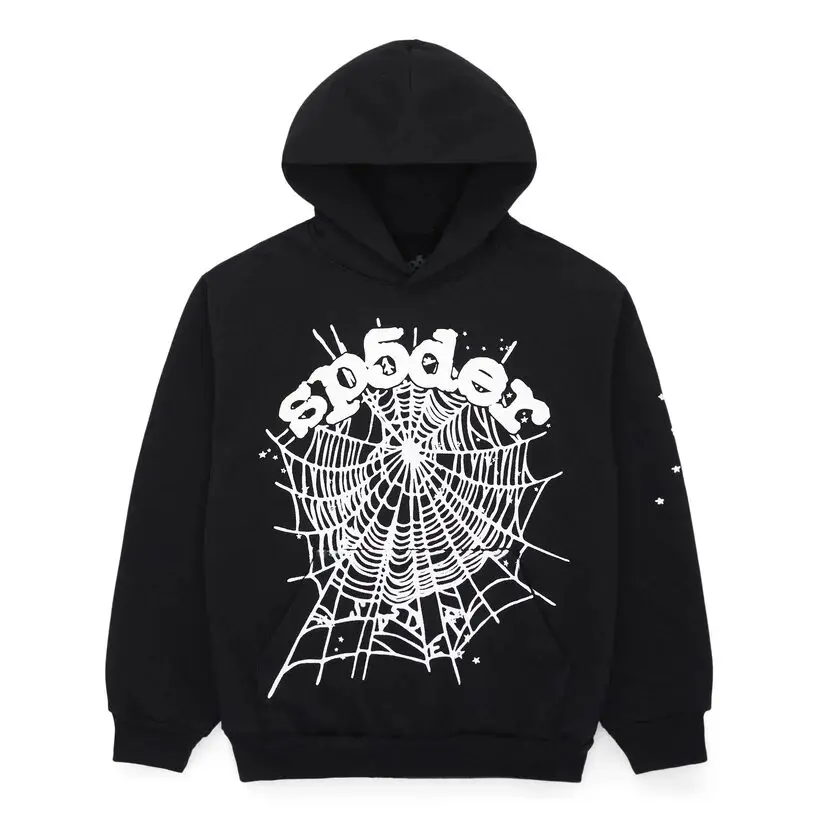 Sp5der OG Web Black Hoodie